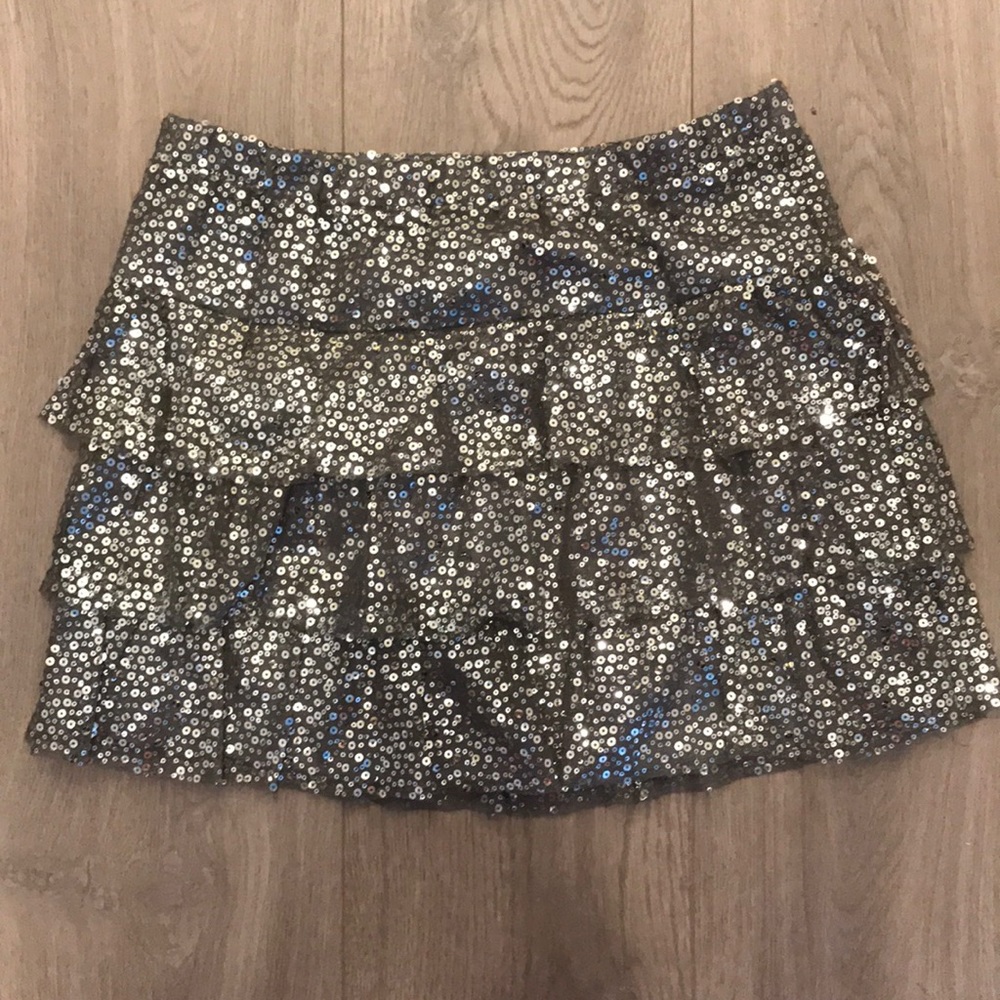 Express sequin skirt